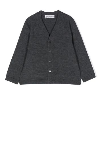 Bonpoint Tiano long-sleeved cardigan - Grau