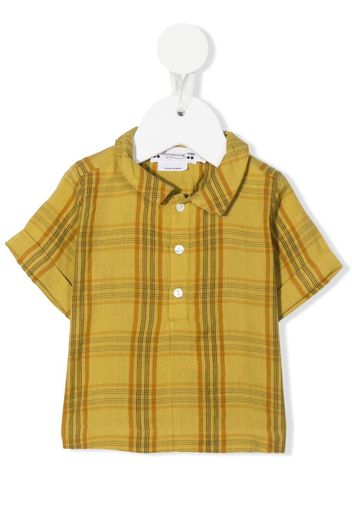Bonpoint Hemd mit Karomuster - Gelb