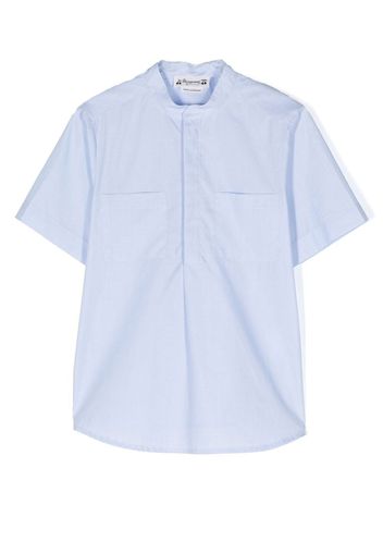 Bonpoint Cillian short-sleeved shirt - Blau