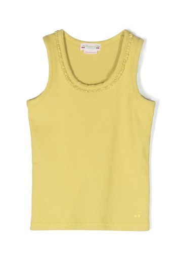 Bonpoint Coline ruffle-trim tank top - Gelb