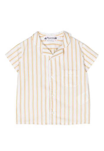 Bonpoint striped cotton shirt - Weiß