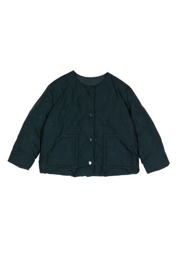 Bonpoint button-up padded jacket - Blau