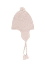 Bonpoint pompom cashmere beanie - Grau