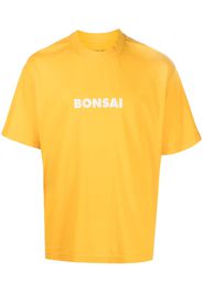 Bonsai logo-print T-shirt - Orange