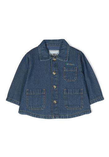 Bonton logo-embroidered denim jacket - Blau