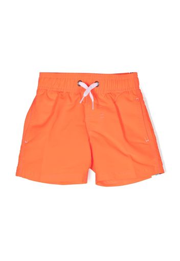 Bonton graphic-print swim shorts - Orange