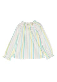 Bonton Berlingot striped blouse - Nude