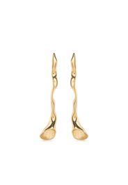 BONVO long petal earrings - Gold