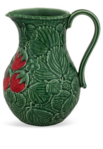 Bordallo Pinheiro Morango strawberry print pitcher - Grün