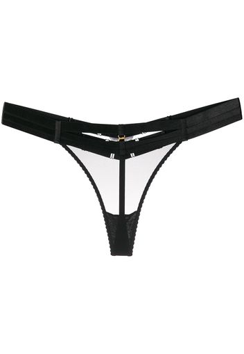 Bordelle 'Art Deco' String - Schwarz