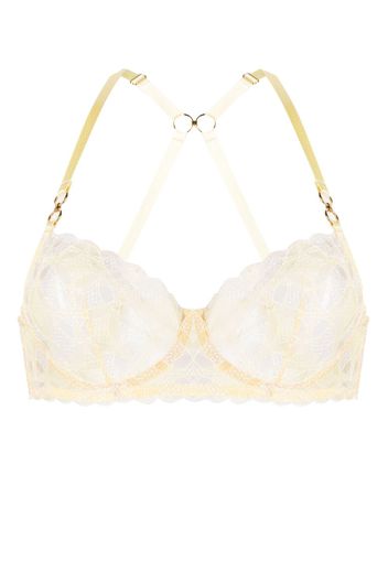 Bordelle Alta embroidered balconette bra - Gelb