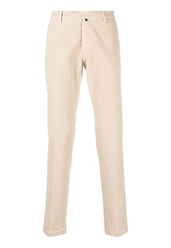 Borrelli corduroy slim-fit chinos - Nude