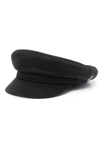 Borsalino logo-patch sailor cap - Schwarz