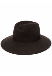 Borsalino Fedora mit Riemen - Grün