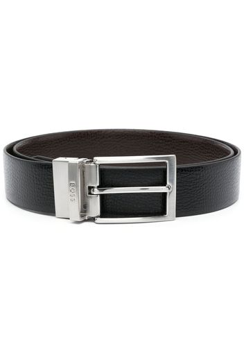 BOSS Ollie leather belt - Schwarz