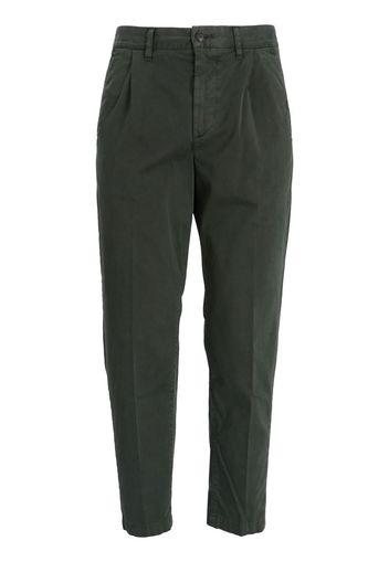 BOSS straight-leg cotton chinos - Grün