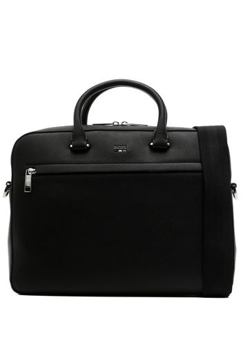 BOSS Laptoptasche mit Logo-Prägung - Schwarz