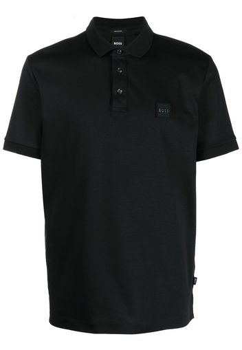 BOSS plain polo shirt - Schwarz