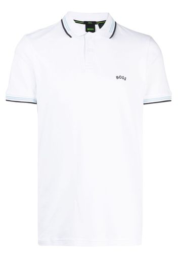 BOSS Paul cotton polo shirt - Weiß