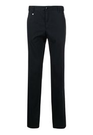 BOSS cotton-stretch chino trousers - Blau