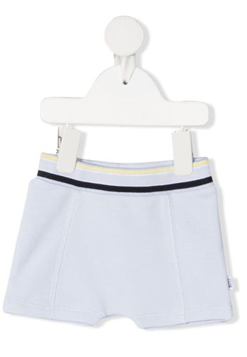 BOSS Kidswear Shorts mit Logo-Print - Blau