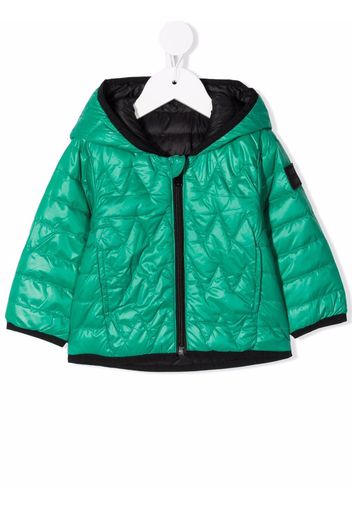 BOSS Kidswear reversible puffer jacket - Grün