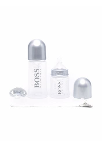 BOSS Kidswear logo bottle set - Grau