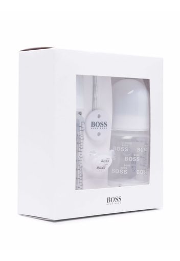 BOSS Kidswear logo-print bottle set - Weiß