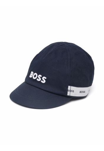 BOSS Kidswear Baseballkappe mit Logo-Print - Blau