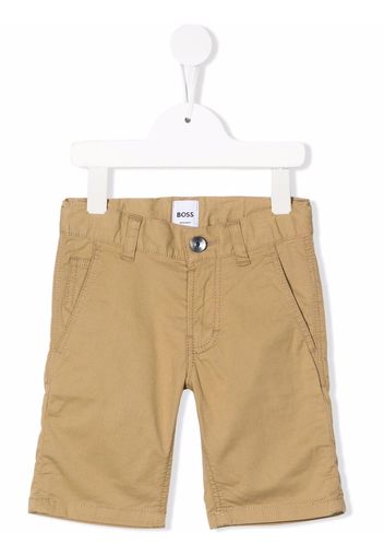 BOSS Kidswear Bermuda chino shorts - Braun
