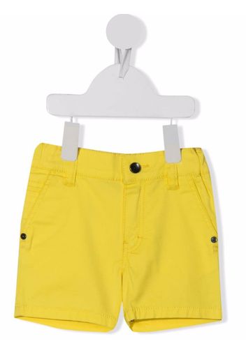 BOSS Kidswear Schmale Chino-Shorts - Gelb