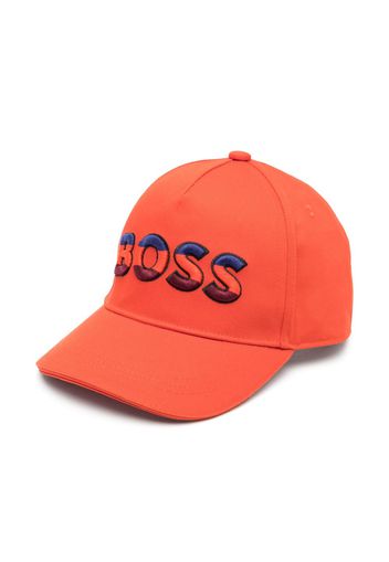 BOSS Kidswear Baseballkappe mit Logo-Stickerei - Rot