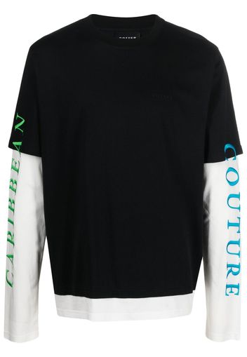 Botter logo print long sleeve T-shirt - Schwarz