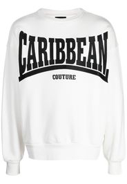 Botter embroidered organic cotton sweatshirt - Weiß
