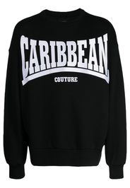 Botter embroidered organic cotton sweatshirt - Schwarz