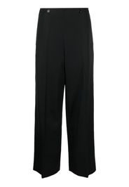 Botter wide-leg tailored trousers - Schwarz