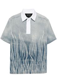 Botter Poloshirt aus Bio-Baumwolle mit Print - Blau