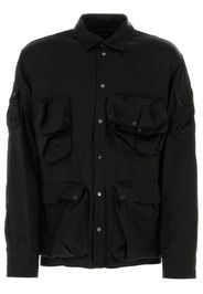 Botter cargo-pocket button-up shirt - Schwarz