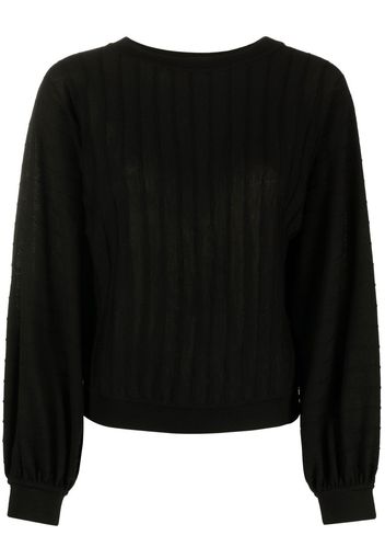 Boutique Moschino Pullover mit rundem Ausschnitt - Schwarz