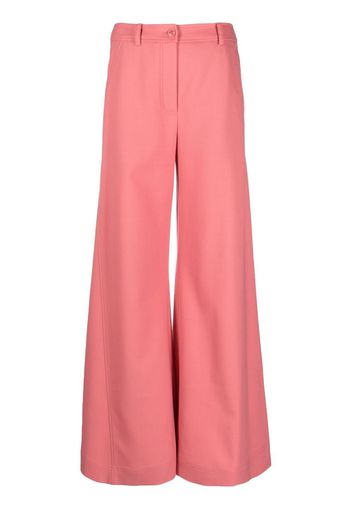 Boutique Moschino high-waisted flared trousers - Rosa