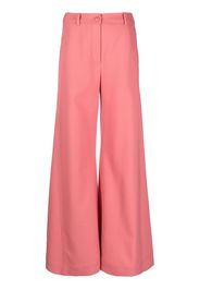 Boutique Moschino high-waisted flared trousers - Rosa