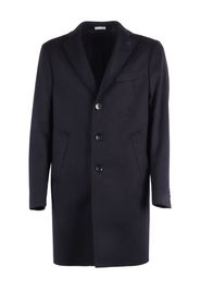 Brera three-button wool coat - Blau