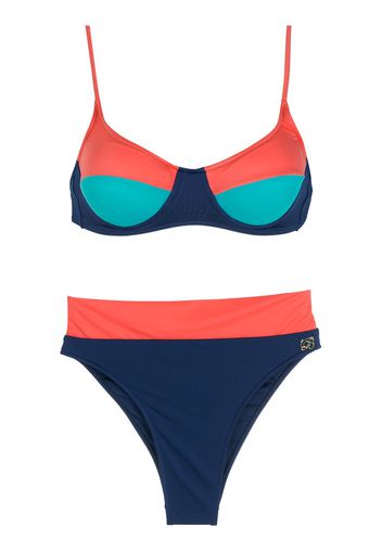 Brigitte Klassischer Bikini - Blau