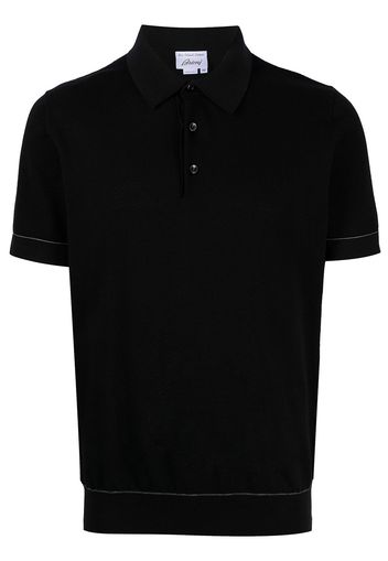 Brioni Klassisches Poloshirt - Schwarz