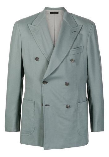 Brioni fitted double-breasted blazer - Grün