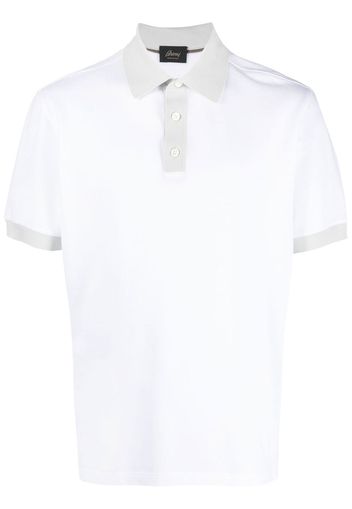 Brioni cotton polo shirt - Weiß