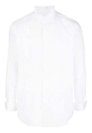 Brioni pintuck-bib tuxedo shirt - Weiß