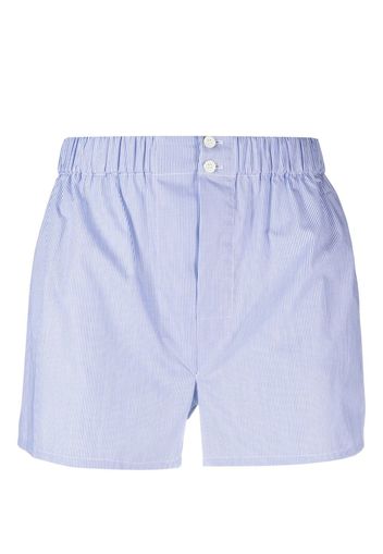 Brioni Gestreifte Boxershorts - Blau