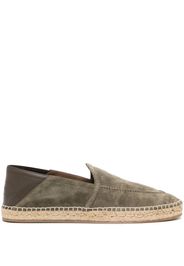 Brioni slip-on suede espadrilles - Grün