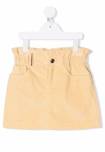 Brunello Cucinelli Kids Jeansrock mit Stretchbund - Gelb